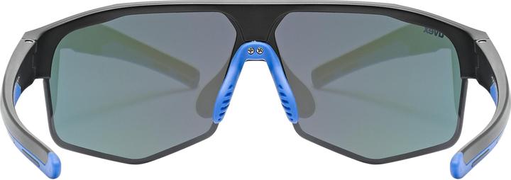 Image du produit Uvex Sports axos set (black matt (bleu), Miroir Bleu, Clear)