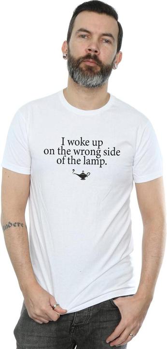 Actual product image Disney Mens Aladdin Wrong Side Of The Lamp T-Shirt (L)