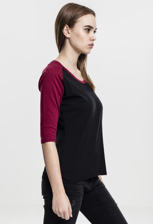 Image du produit Urban Classics Ladies 3/4 Contrast Raglan Tee (XS)
