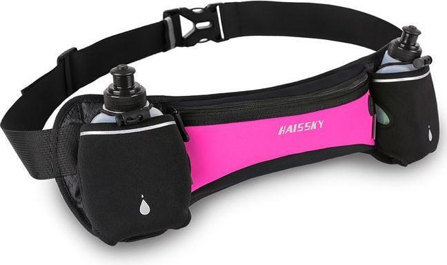 Haissky Universal sports fanny pack incl. water bottles