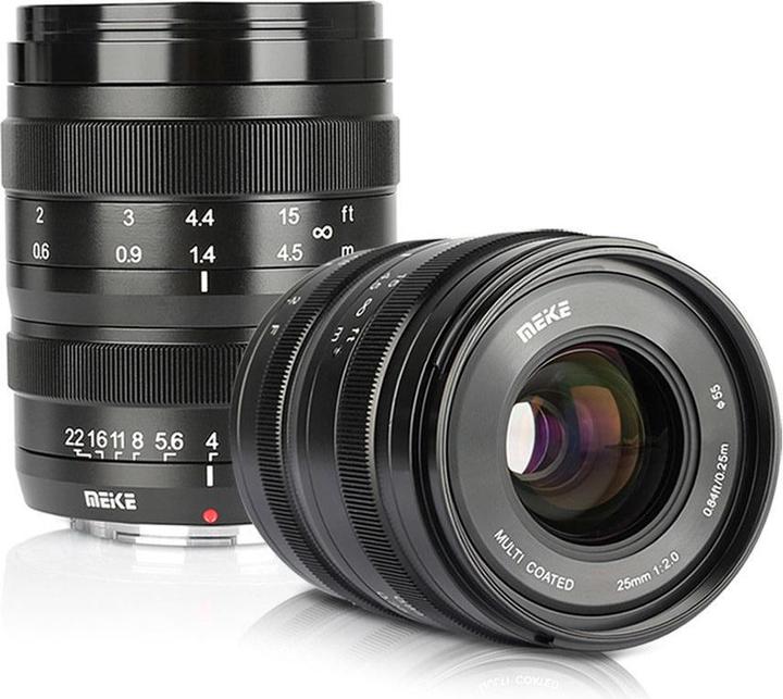 Actual product image Meike MK 25mm F2.0 Nikon 1 mount