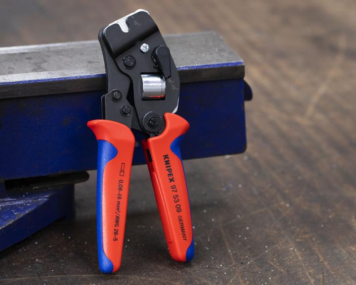 Image du produit Knipex Pince à sertir auto-ajustable pour embouts de câble (190 mm)