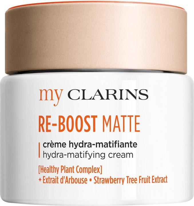 MyClarins - RE-BOOST MATTE - Crème matifiante et nourrissante pour le visage (50 ml, Crème de jour)