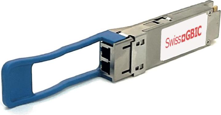 Actual product image SwissGBIC QSFP 40Gb SingleMode 10km E40GQSFPLR