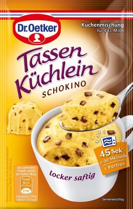 Dr. Oetker Tassenküchlein Schokino (90 g)
