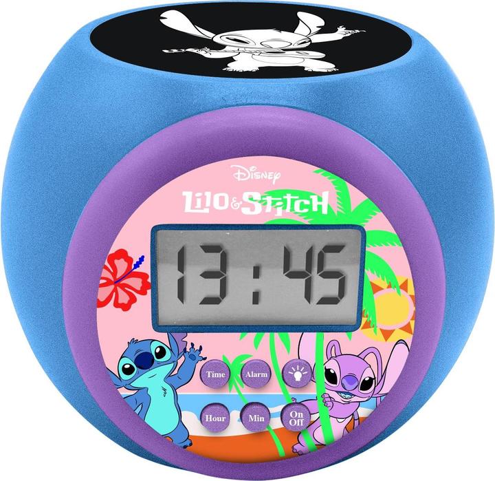 Image du produit Lexibook Horloge d'alarme du projecteur Stitch
