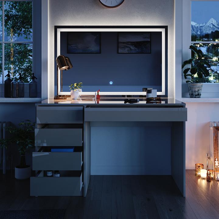 Actual product image Vicco Sherry with lighting (120 x 75 x 55 cm)