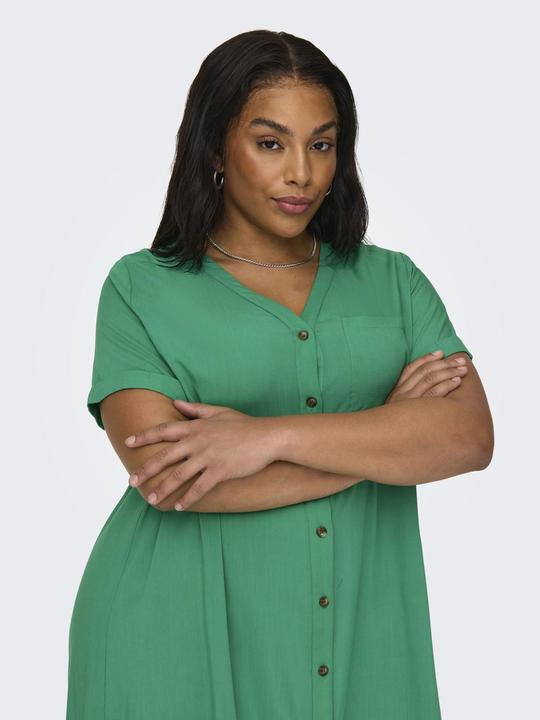 Image du produit Only Robe chemisier curvy à la coupe décontractée Robe chemisier (48)