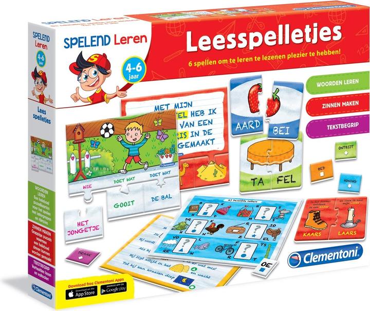 Image du produit Clementoni Playing Learning - Lecture de jeux (Allemand)