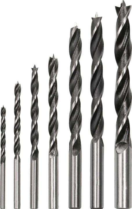 Actual product image Bosch Professional Zubehör PRO Wood twist drill set. 7 pcs. (4 mm, 3 mm, 5 mm, 6 mm, 7 mm, 8 mm, 10 mm)