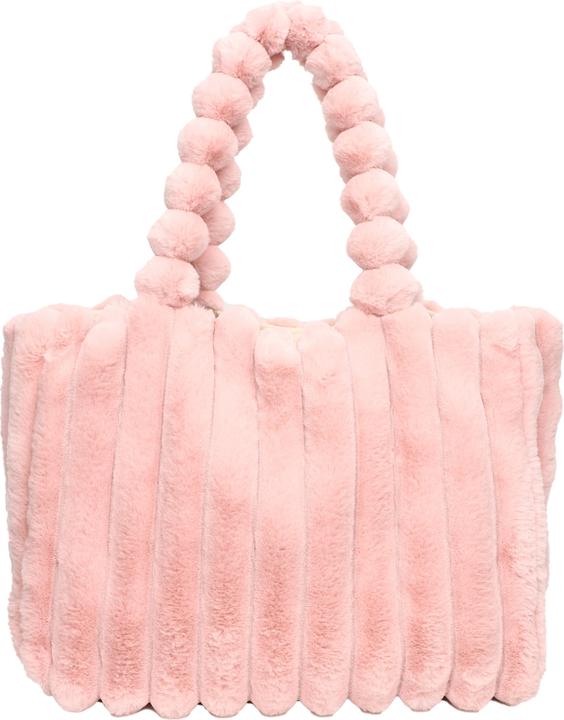 Only-Bags.Store Plüsch Tote Bag, leichte grosse Kapazität Schulter Tote Bag, solide Farbe vielseitig Pendler Tasche