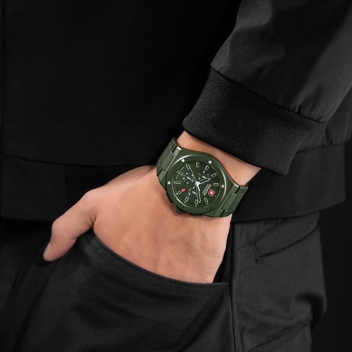 Actual product image Swiss Military Hanowa Sidewinder Ceramic (Analogue wristwatch, 43 mm)