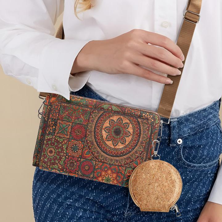 Actual product image Avizar MandalaVibe cork bag