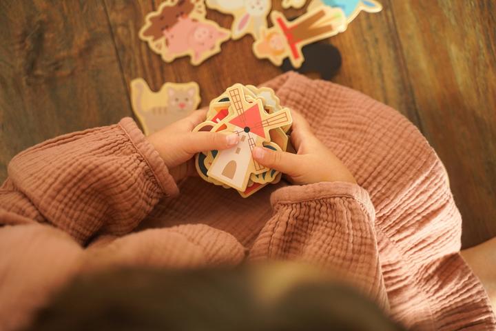 Produktbild Activity Board Kühlschrankmagnete für Kinder, Holzmagnete mit Bauernhoftieren, Pinnwandmagnete, Magnete für die