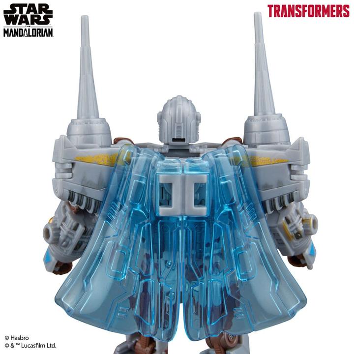 Actual product image Hasbro Star Wars x Transformers action figure The Mandalorian / N-1 Starfighter 19 cm