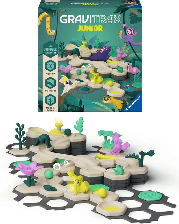 Image du produit Ravensburger GraviTrax RAV GraviTrax Junior Kit de démarrage L Jungle 27499