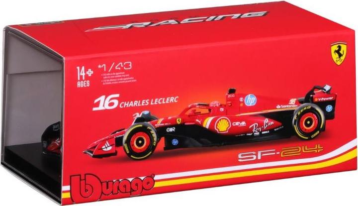 Produktbild Bburago Ferrari F1 SF-24 1/43 Leclerc 2024