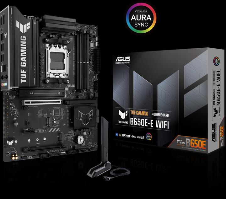 Produktbild ASUS MB TUF GAMING B650E-E WIFI (AM5, AMD B650E, ATX)