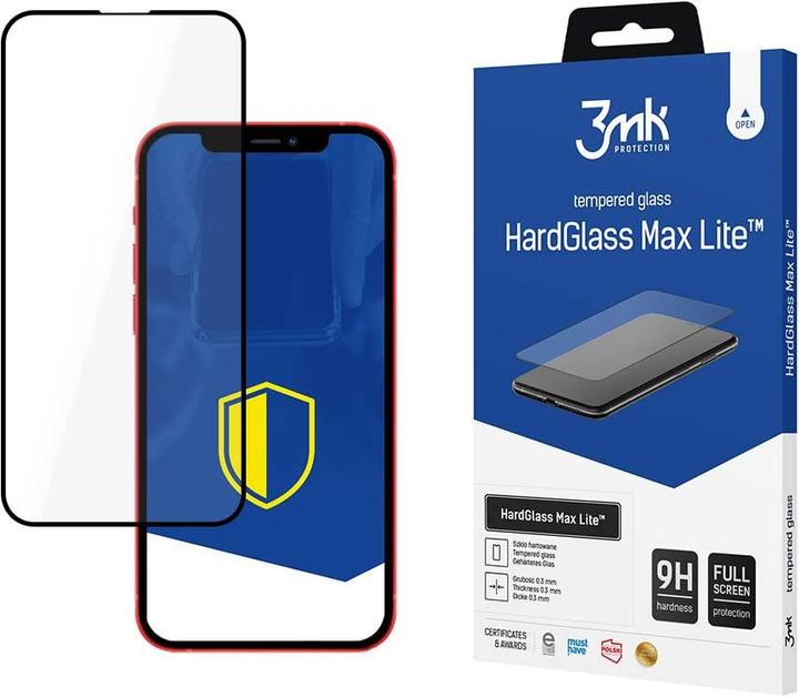 Immagine prodotto 3MK HardGlass Max Lite for Samsung Galaxy S21 5G black frame (1 Pezzo/i, Samsung Galaxy S21 5G)