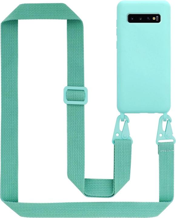 Actual product image Cadorabo TPU Cover Mobile Phone Chain Liquid (Samsung Galaxy S10+)