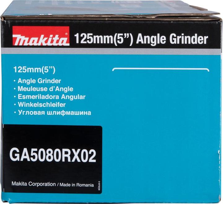 Produktbild Makita Ø125mm Winkelschleifer X-LOCK GA5080RX02 1.400 Watt+ Schutzhaubenabdeckung