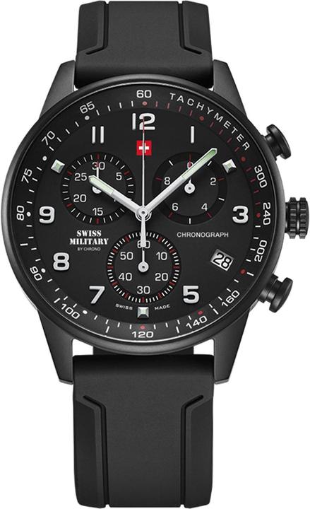 Actual product image Swiss Military Quartz Chronograph (Swiss made, Analogue wristwatch, 41 mm)