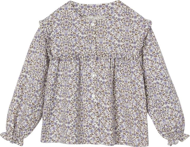 Actual product image Vertbaudet Girls' blouse with flounces (146)