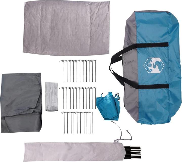 Immagine prodotto VidaXL Tenda da campeggio 4 persone impermeabile (Tenda a cupola, 6.70 kg, 4 persone)