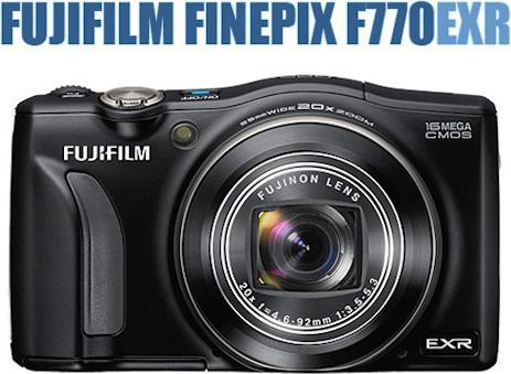 Produktbild Fujifilm Finepix F770 EXR 16MP, 15xZoom, FullHD, RAW Schwarz (1/2")