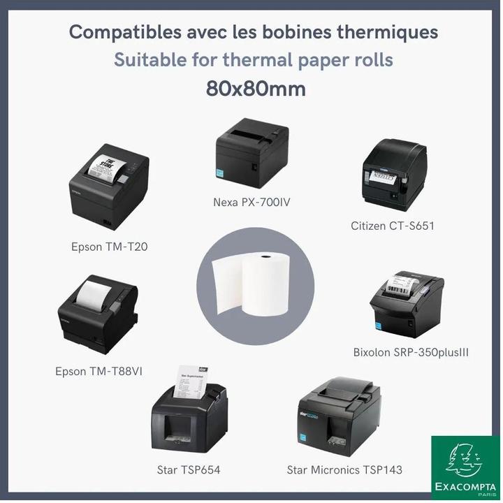 Produktbild Exacompta Thermo-Kassenrolle