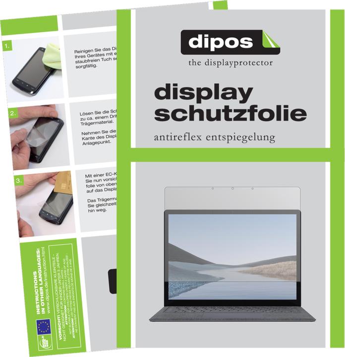 Produktbild Dipos Displayschutzfolie Antireflex (2 Stück, Surface Laptop 3)