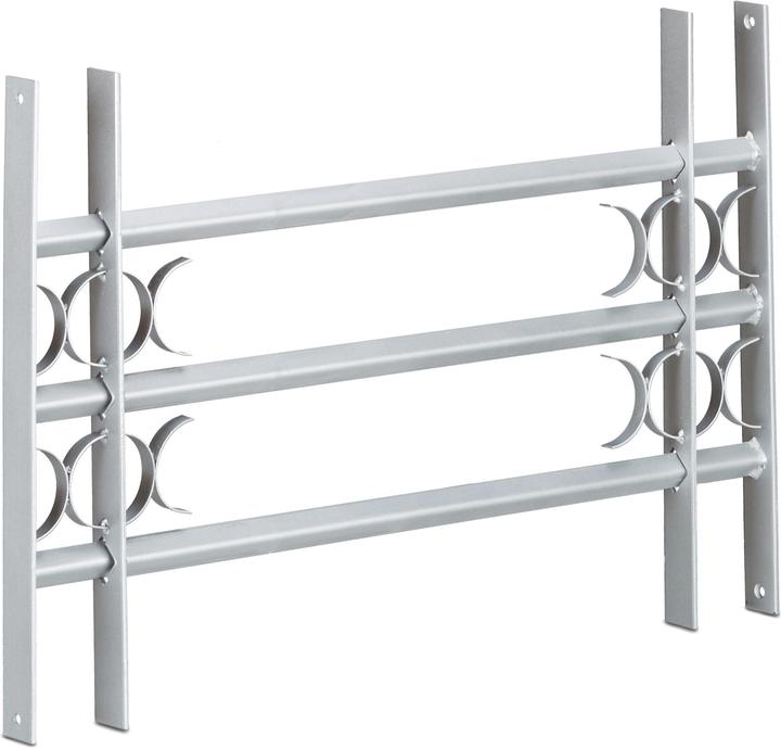 Actual product image Relaxdays Pull-Out Window Security Grill