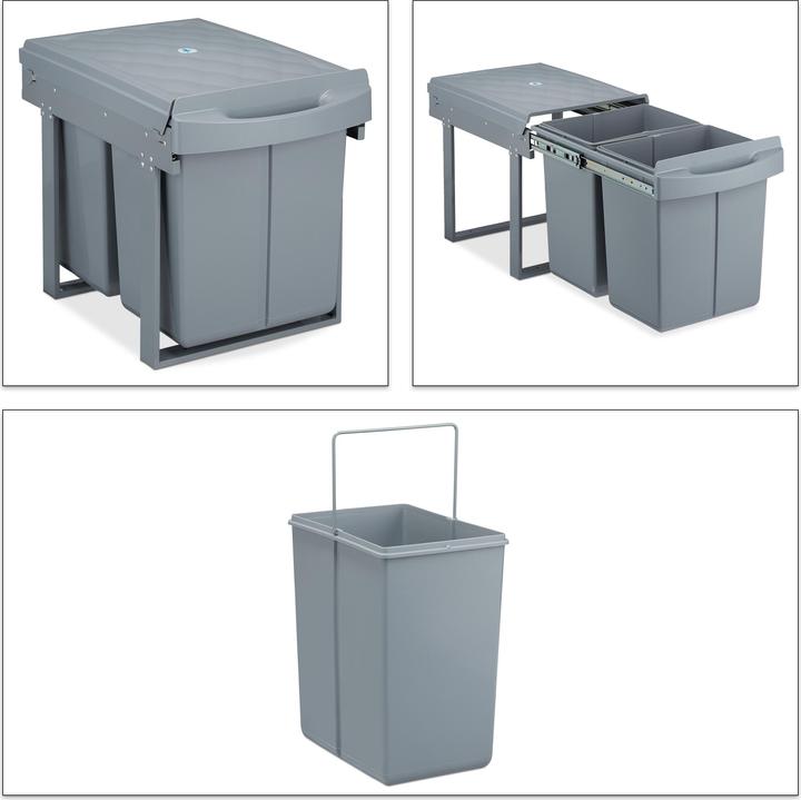 Produktbild Relaxdays Einbaumülleimer (20 l)
