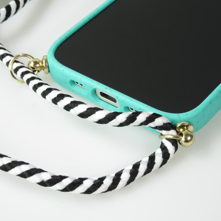 Produktbild PhoneLook Hülle Bio Eco-Friendly Vegan mit Handykette Necklace Türkis (Apple iPhone 16)