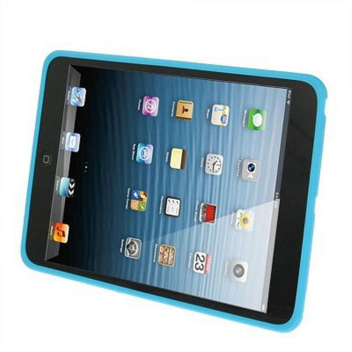 Produktbild König Design Ständer Aufsteller Hard Case für Apple iPad mini / iPad mini 2 Retina gelb/blau (Apple iPad Mini)