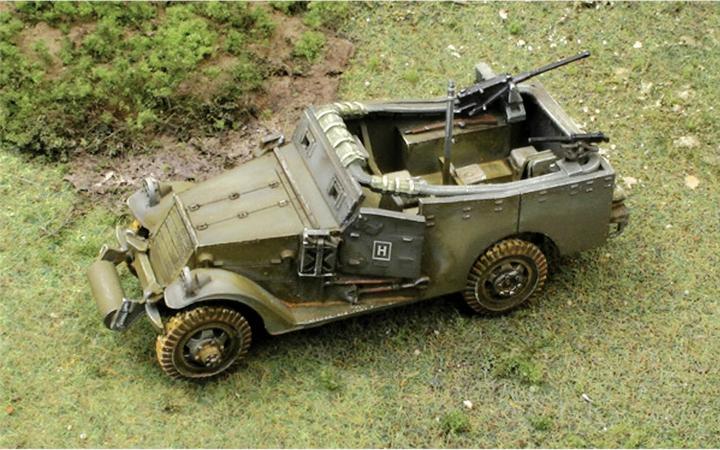 Actual product image 1:72 US M3A1 Scout Tank