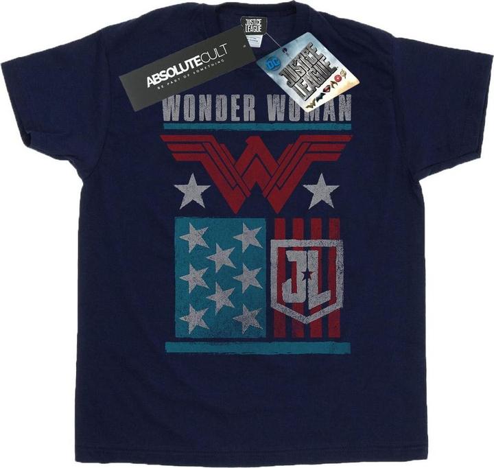 Produktbild Justice League Movie Wonder Woman Flag TShirt (3XL)