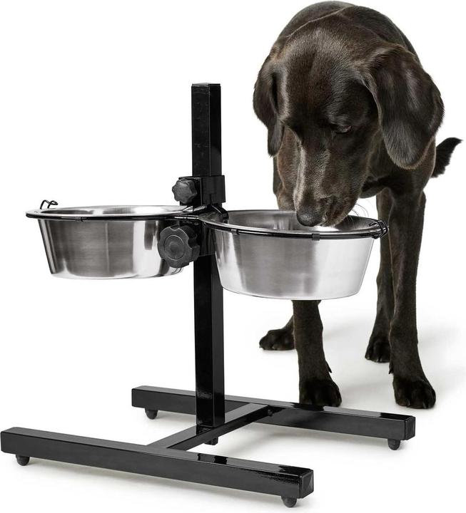Produktbild Hunter Hundebar Basic mit 2 Edelstahlnäpfen (2.70 l)