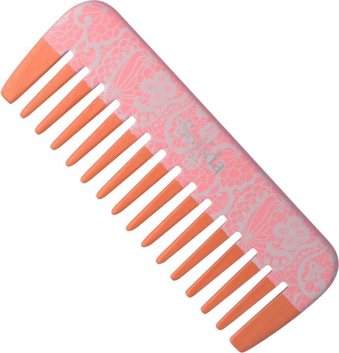 Image du produit Solida Bouleau FSC Peigne de coiffure pointe rose