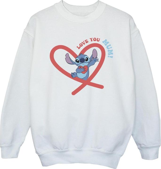 Disney Lilo & Stitch Love You Mum Sweatshirt Mädchen