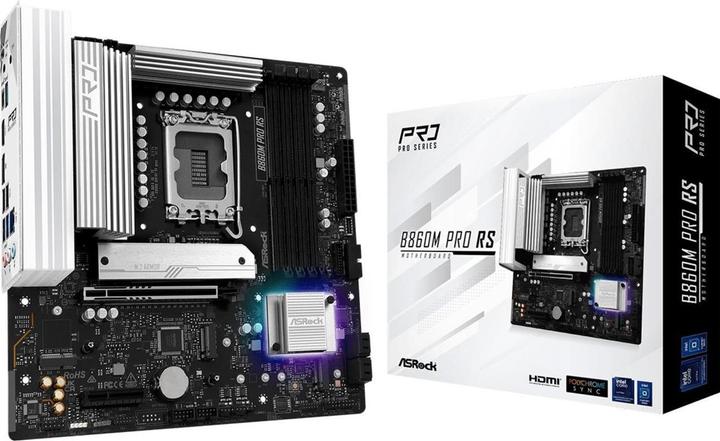 Produktbild AsRock B860M Pro RS DDR5 Intel S retail (LGA 1851, Intel B860, mATX)