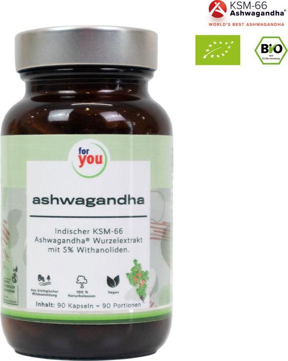 For You Ashwagandha (90 Stück, Kapseln, 42.70 g)