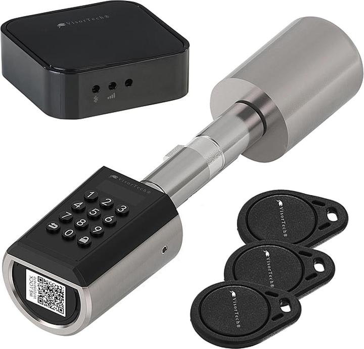 VisorTech Elektronischer Tür-Schliesszylinder (Elektronische Zahlenkombination)