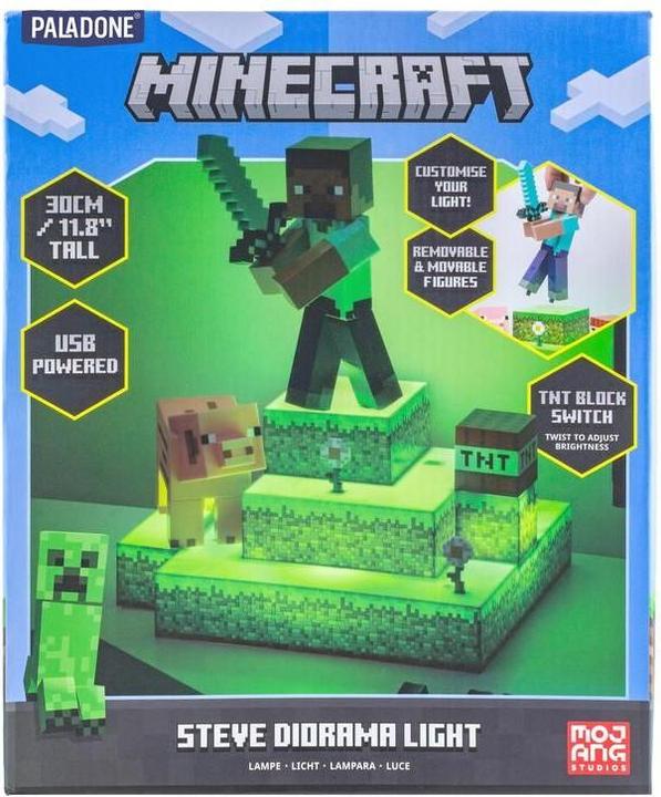 Actual product image Paladone Products Steve Diorama Funkoal Light