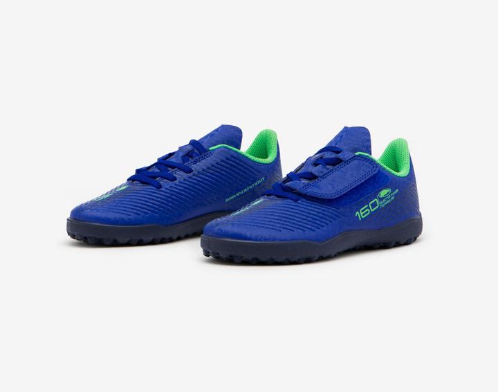 Immagine prodotto Kipsta Scarpe da calcio da bambino con chiusura a velcro - 160 Easy Turf blu (32)