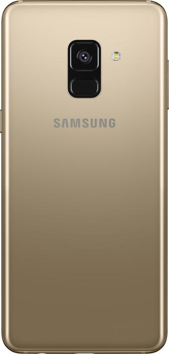 Produktbild Samsung Galaxy A8 2018 (32 GB, Gold, 5.60", Dual SIM + SD, 16 Mpx, 4G)