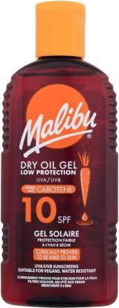 Actual product image Malibu Dry Oil Gel With Carotene SPF10 200ml (Oil, 200 ml)