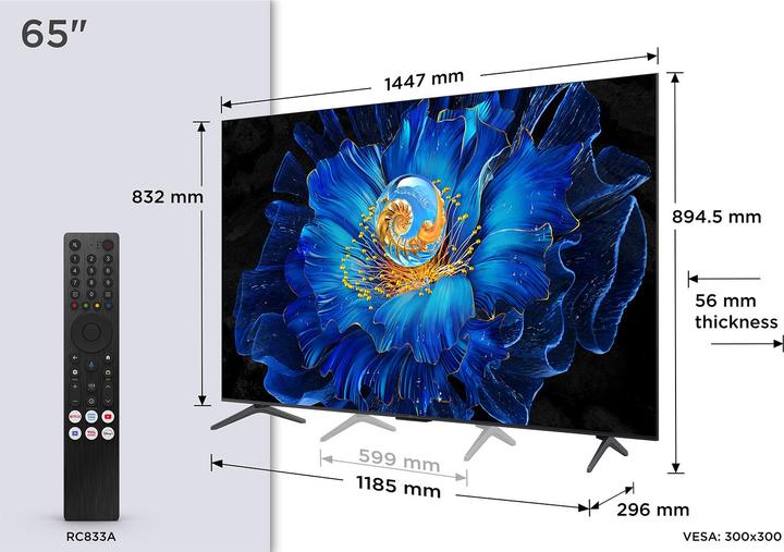 Image du produit TCL 65C6KS (65", Mini-LED, 4K, 2025)