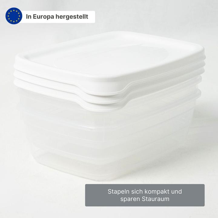 Actual product image Hobby 3er-Set Boxen Aufbewahrungsdosen Meal-Prep-Dosen Frischhaltedosen (2 l)