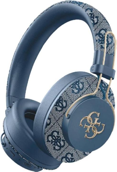 Image du produit Guess Headphones Bluetooth ENC Metal 4G Logo blue (Sans fil)